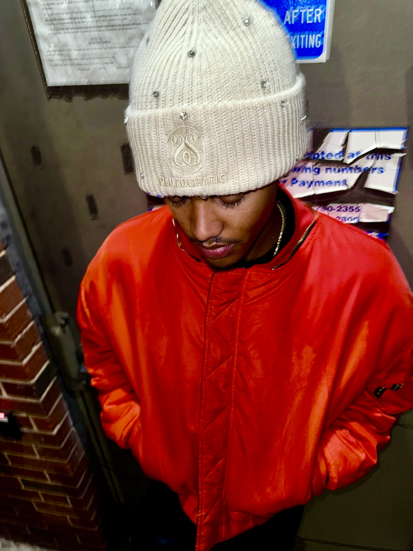 DIAMOND STONE BEANIE